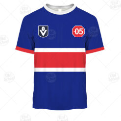 Footscray Bulldogs Custom Name Number Vintage Guernsey 1989 Heritage T-Shirt