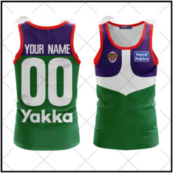 Fremantle Dockers Custom Name Number 1995 Vintage Guernsey Tank Top