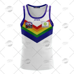 Fremantle Dockers Custom Name Number 2022 Pride Guernsey Tank Top