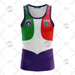 Fremantle Dockers Custom Name Number 90s Vintage Guernsey Tank Top