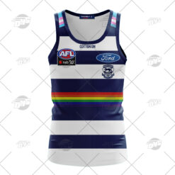 Geelong Cats Custom Name Number 2022 Pride Guernsey Tank Top