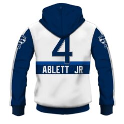 Geelong Cats Custom Name Number Gary Ablett Jr. #4 Zip Up Hoodie