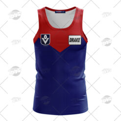 Melbourne Demons Custom Name Number Vintage 1986 Heritage Guernsey Tank Top