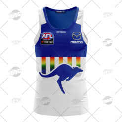 North Melbourne Kangaroos Custom Name Number 2022 Pride Guernsey Tank Top