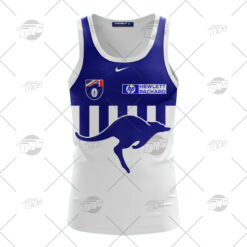 North Melbourne Kangaroos Custom Name Number Vintage Retro 1998 Guernsey Tank Top