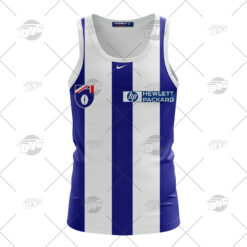 North Melbourne Kangaroos Custom Name Number Vintage Retro 90s Guernsey Tank Top
