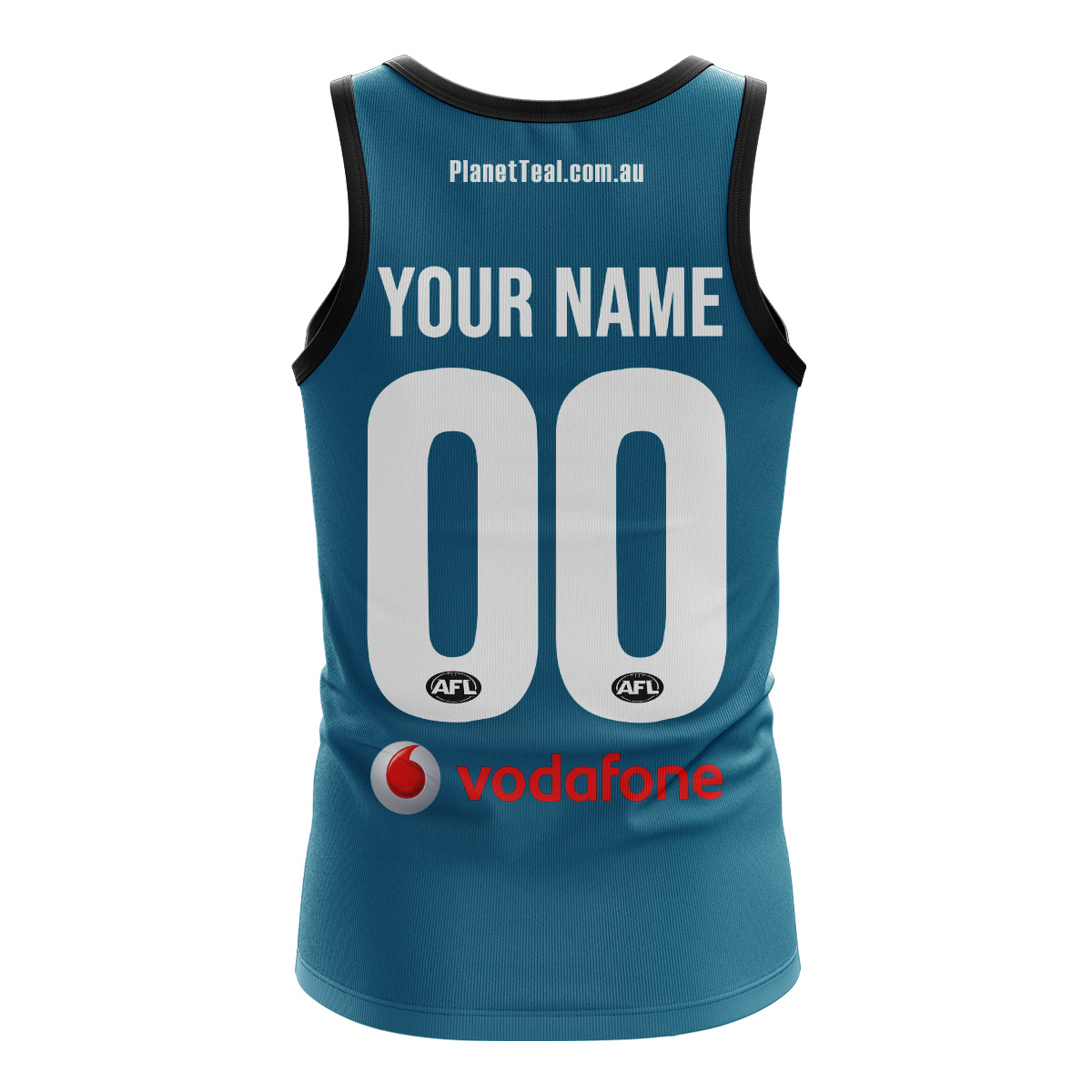 Port Adelaide Custom Name Number 2007 Vintage Retro Guernsey Tank Top Port Adelaide Custom Name Number 2007 Vintage Retro Guernsey Tank Top