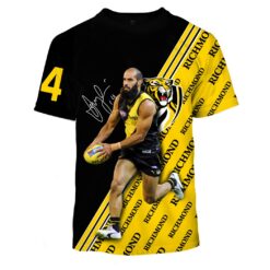 Richmond Tigers Custom Name Number Bachar Houli #14 Limited Edition T-Shirt