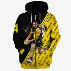 Richmond Tigers Custom Name Number Bachar Houli #14 Limited Edition Zip Up Hoodie