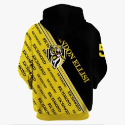 Richmond Tigers Custom Name Number Brandon Ellisi #5 Limited Edition Pullover Hoodie
