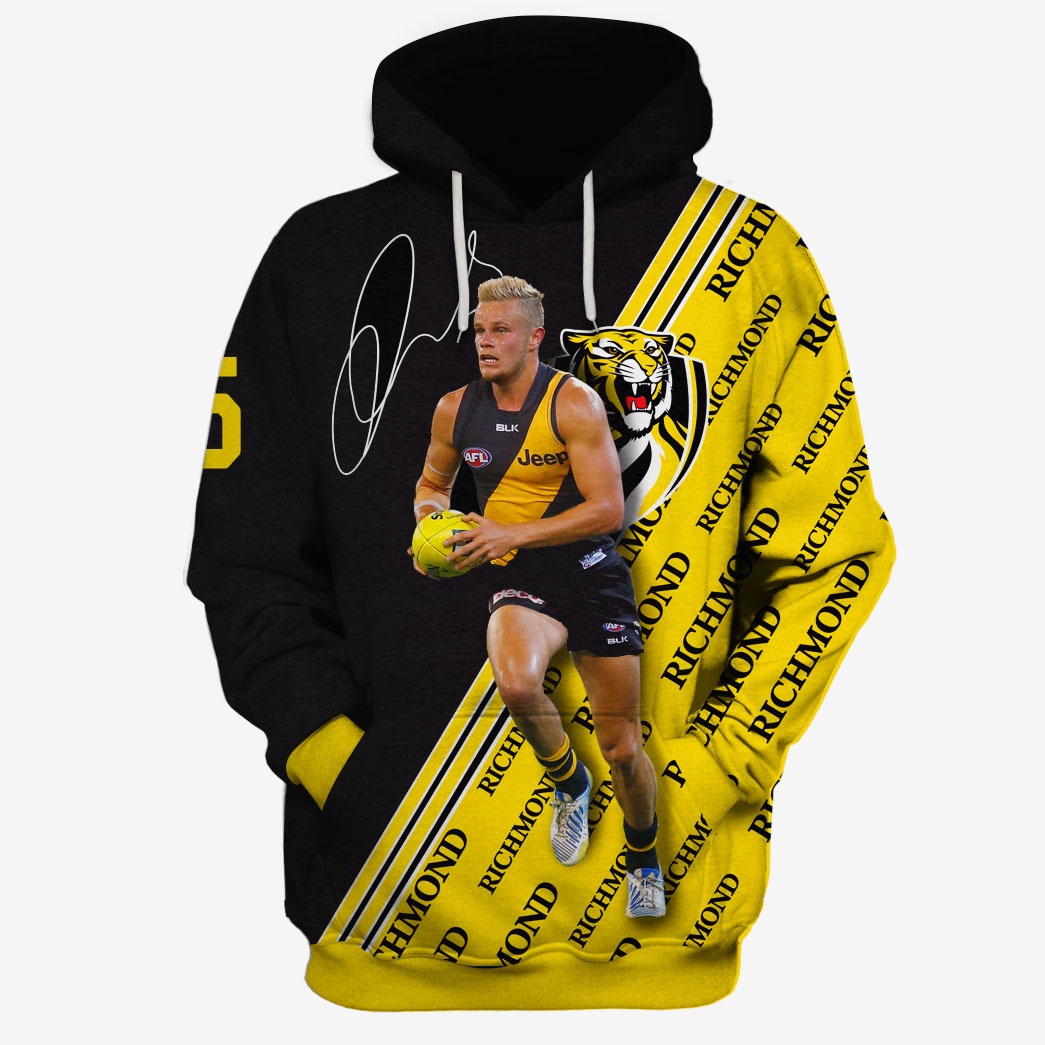 Richmond Tigers Custom Name Number Brandon Ellisi #5 Limited Edition Pullover Hoodie Richmond Tigers Custom Name Number Brandon Ellisi #5 Limited Edition Pullover Hoodie