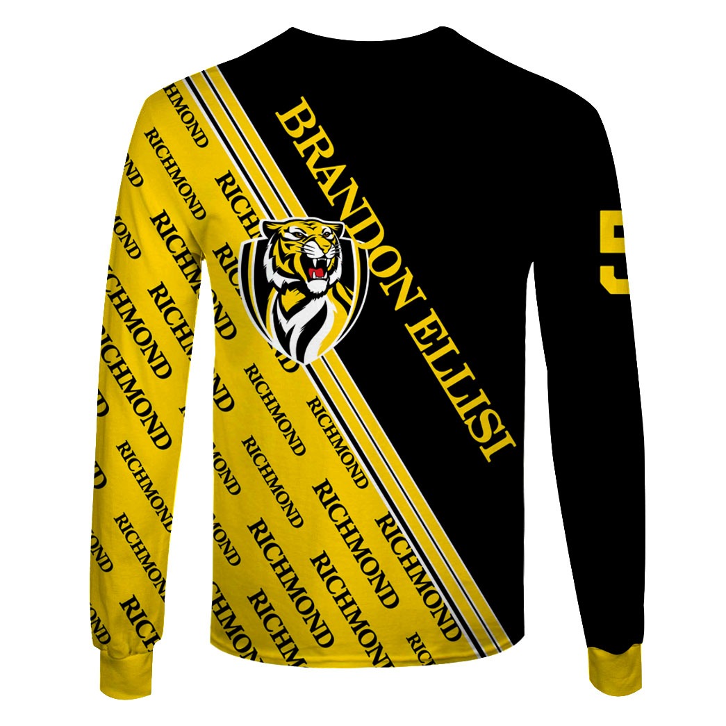 Richmond Tigers Custom Name Number Brandon Ellisi #5 Limited Edition Sweatshirt Richmond Tigers Custom Name Number Brandon Ellisi #5 Limited Edition Sweatshirt