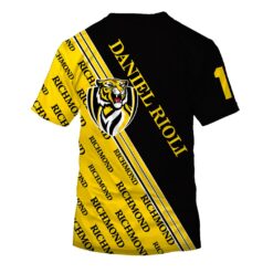 Richmond Tigers Custom Name Number Daniel Rioli #17 Limited Edition T-Shirt