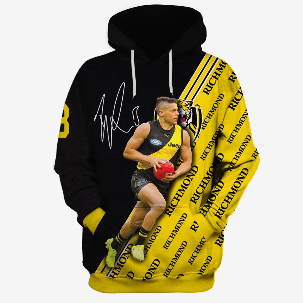 Richmond Tigers Custom Name Number Dion Prestia #3 Limited Edition Pullover Hoodie Richmond Tigers Custom Name Number Dion Prestia #3 Limited Edition Pullover Hoodie