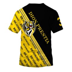 Richmond Tigers Custom Name Number Dion Prestia #3 Limited Edition T-Shirt
