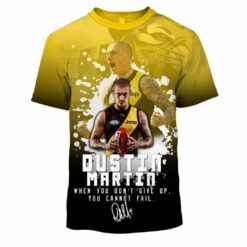 Richmond Tigers Custom Name Number Dustin Martin #4 New Edition T-Shirt