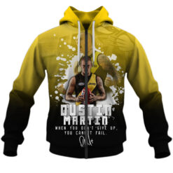 Richmond Tigers Custom Name Number Dustin Martin #4 New Edition Zip Up Hoodie Richmond Tigers Custom Name Number Dustin Martin #4 New Edition Zip Up Hoodie