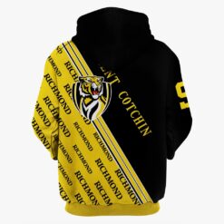 Richmond Tigers Custom Name Number Trent Cotchin #9 Limited Edition Zip Up Hoodie