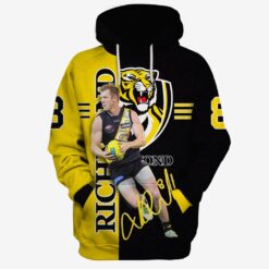 Richmond Tigers Jack Riewoldt #8 Limited Edition Pullover Hoodie Richmond Tigers Jack Riewoldt #8 Limited Edition Pullover Hoodie
