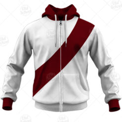 South Melbourne Custom Name Number Vintage Guernsey 1918 Heritage Zip Up Hoodie