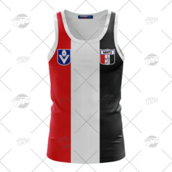 St Kilda Saints Custom Name Number Vintage Guernsey Tank Top