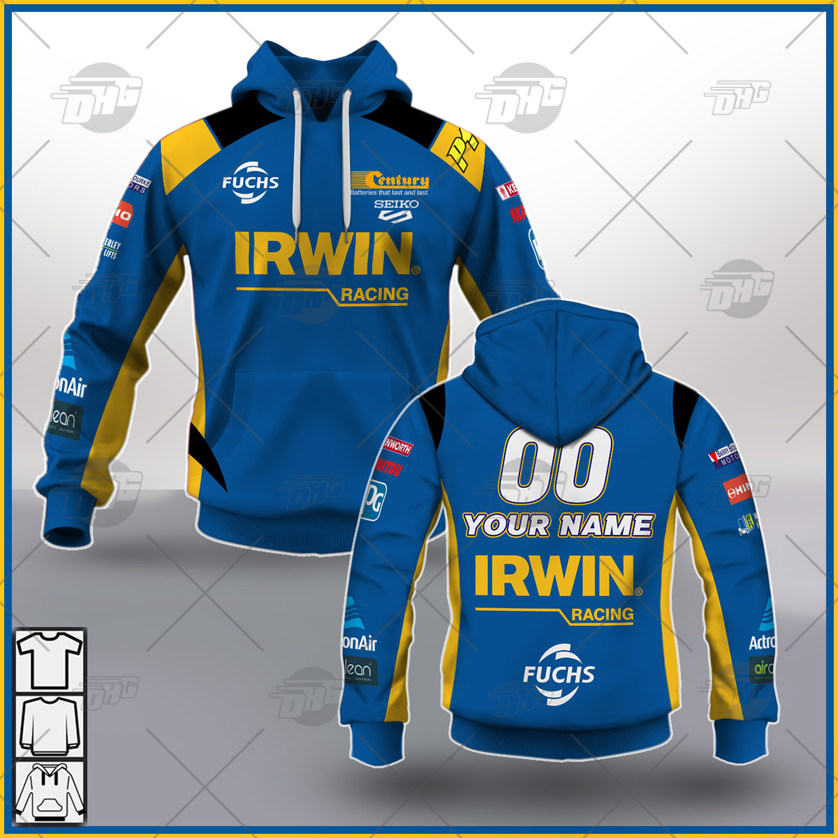 V8 Supercars Custom Name Number Mark Winterbottom Team 18 – IRWIN Racing Jersey Pullover Hoodie V8 Supercars Custom Name Number Mark Winterbottom Team 18 – IRWIN Racing Jersey Pullover Hoodie