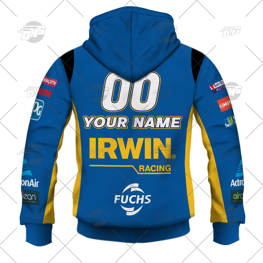 V8 Supercars Custom Name Number Mark Winterbottom Team 18 – IRWIN Racing Jersey Pullover Hoodie V8 Supercars Custom Name Number Mark Winterbottom Team 18 – IRWIN Racing Jersey Pullover Hoodie