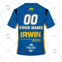 V8 Supercars Custom Name Number Mark Winterbottom Team 18 – IRWIN Racing Jersey T-Shirt