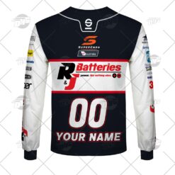 V8 Supercars Custom Name Number Nick Percat Brad Jones Racing Jersey Sweatshirt