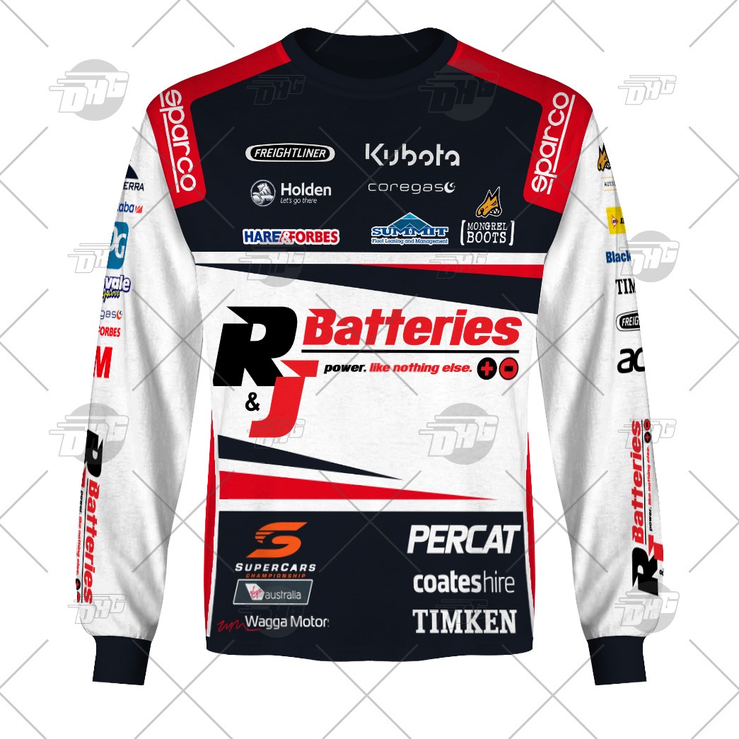 V8 Supercars Custom Name Number Nick Percat Brad Jones Racing Jersey Sweatshirt V8 Supercars Custom Name Number Nick Percat Brad Jones Racing Jersey Sweatshirt