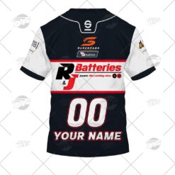 V8 Supercars Custom Name Number Nick Percat Brad Jones Racing Jersey T-Shirt