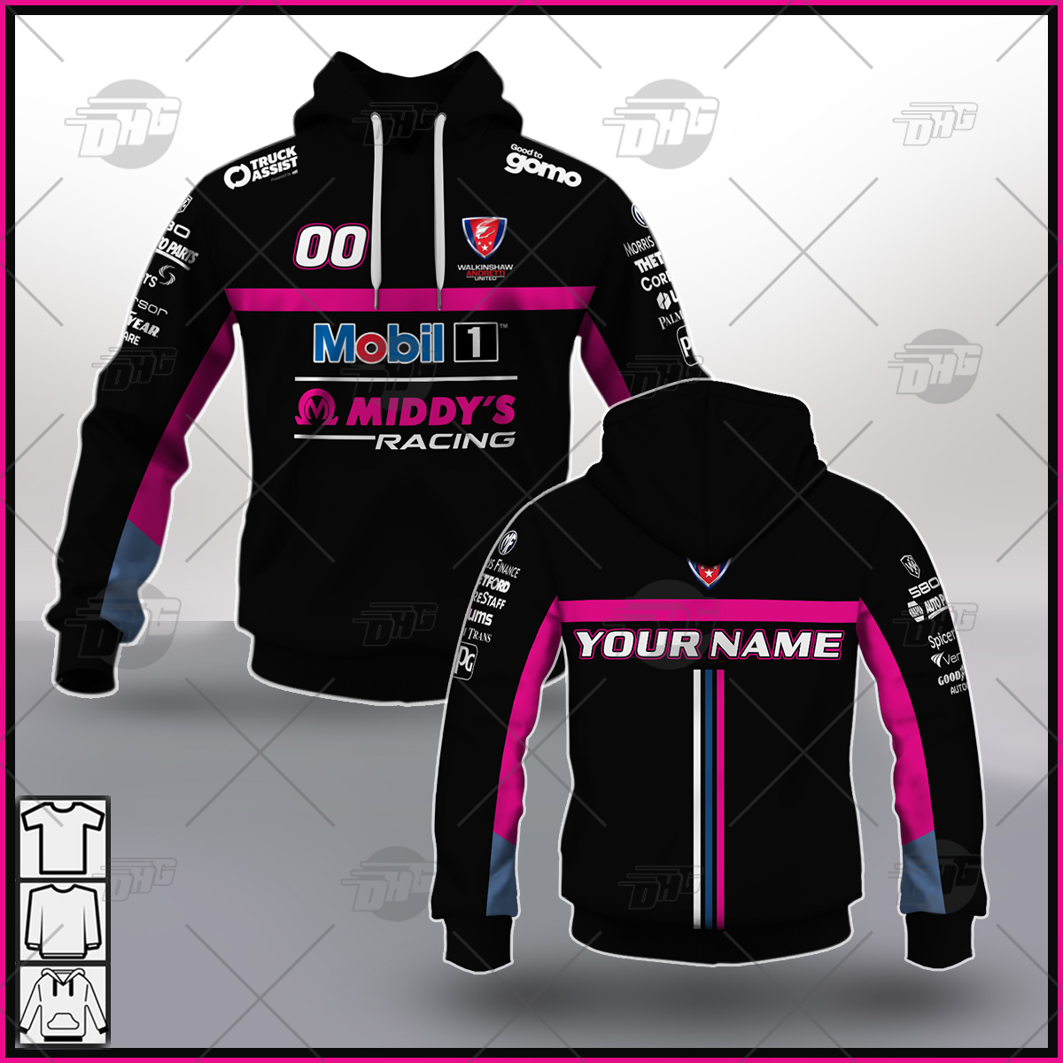 V8 Supercars Walkinshaw Andretti United Custom Name Number 2021 Pink Jersey Pullover Hoodie V8 Supercars Walkinshaw Andretti United Custom Name Number 2021 Pink Jersey Pullover Hoodie