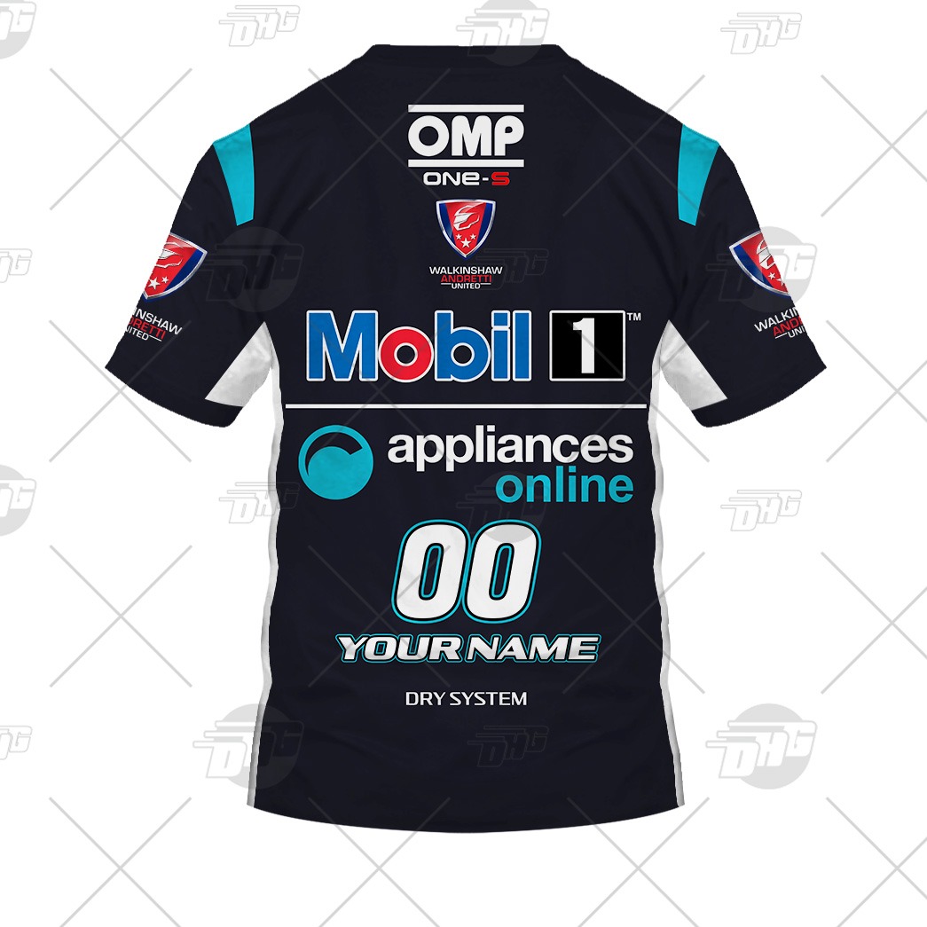 V8 Supercars Walkinshaw Andretti United Custom Name Number Jersey T-Shirt V8 Supercars Walkinshaw Andretti United Custom Name Number Jersey T-Shirt