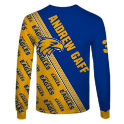 West Coast Eagles Custom Name Number Andrew Gaff #3 Limited Edition Sweatshirt