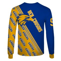 West Coast Eagles Custom Name Number Ben Cousins #9 Limited Edition Sweatshirt