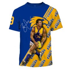 West Coast Eagles Custom Name Number Ben Cousins #9 Limited Edition T-Shirt