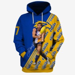 West Coast Eagles Custom Name Number Jack Darling #27 Limited Edition Pullover Hoodie