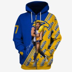 West Coast Eagles Custom Name Number Jack Darling #27 Limited Edition Zip Up Hoodie West Coast Eagles Custom Name Number Jack Darling #27 Limited Edition Zip Up Hoodie
