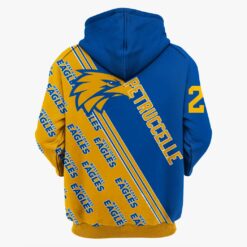 West Coast Eagles Custom Name Number Jack Petruccelle #21 Limited Edition Zip Up Hoodie