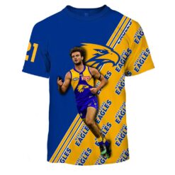 West Coast Eagles Custom Name Number Jack Petruccelle #21 Limited Edition T-Shirt