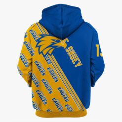 West Coast Eagles Custom Name Number Luke Shuey #13 Limited Edition Zip Up Hoodie