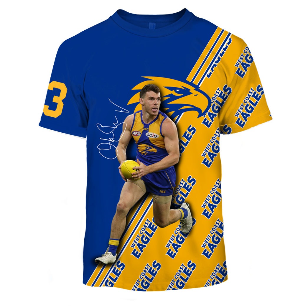 West Coast Eagles Custom Name Number Luke Shuey #13 Limited Edition T-Shirt West Coast Eagles Custom Name Number Luke Shuey #13 Limited Edition T-Shirt