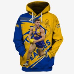 West Coast Eagles Custom Name Number Luke Shuey #13 New Edition Pullover Hoodie