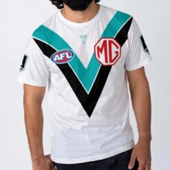 AFL Port Adelaide Custom Name Number 2026 Clash Guernsey T-Shirt